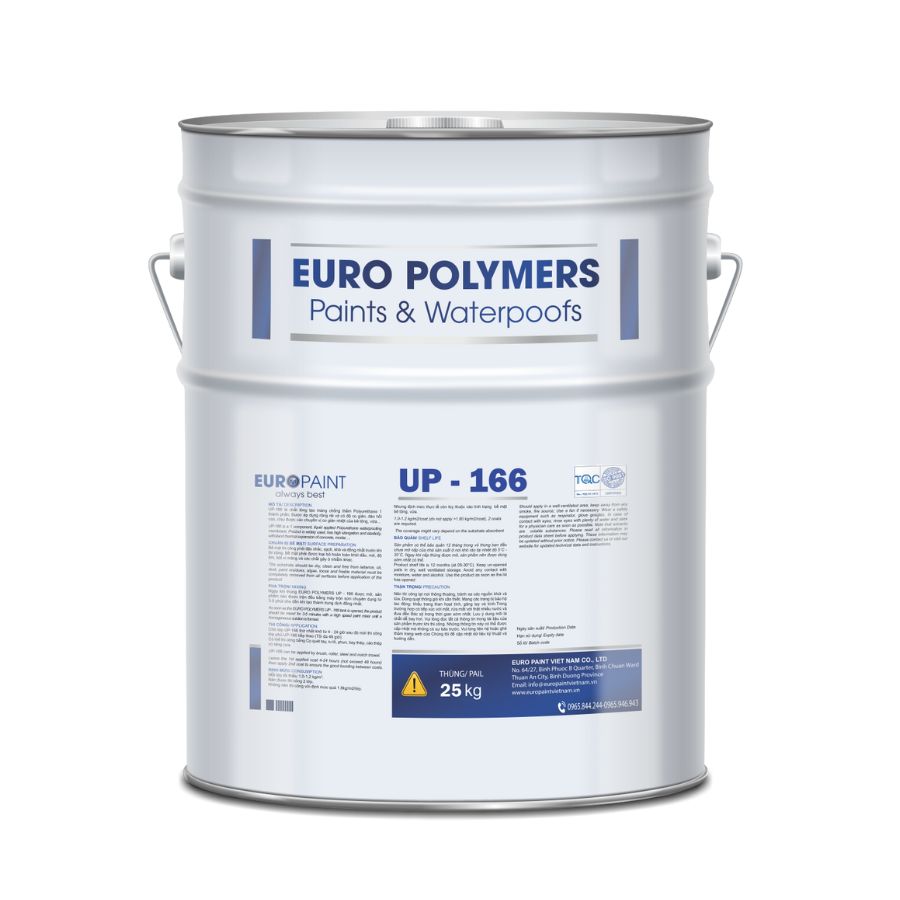 Euro Polymers UP-166 VN Chống Thấm Gốc Pu Lộ Thiên